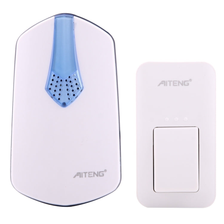AITENG V026G Life Waterproof Battery-Free Wireless Doorbell, 1 Receiver + 1 x Transmitter, Receiver Distance: 130m, US Plug, V026G V026G