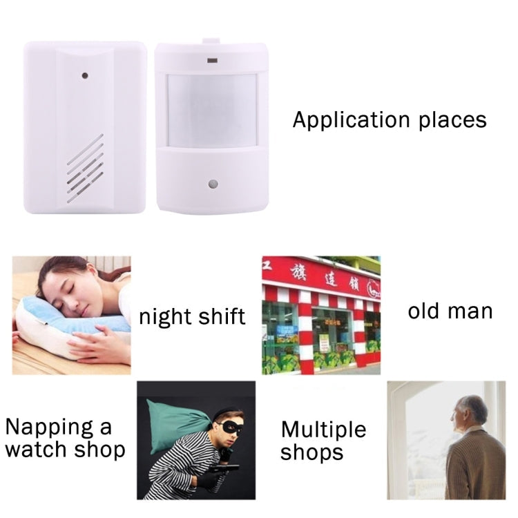 YF-0155 Good Safe Wireless Electro Guard Watch Remote Detective System Kit for Home Office, 1 x Receiver + 1 x Detector, YF-0155