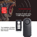 KS-SF22R IP55 Waterproof Wireless 113dB Vibration Burglar Sensor Alarm with Remote Control for Vehicle / Bicycle / Electric Bicycle, KS-SF22R