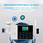 PG-105-GSM GSM/GPRS + WiFi Intelligent Alarm System with Touch Keypad & LCD Screen & RFID Function, EU Version, PG-105-GSM(EU Version)