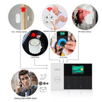 PG-105-GSM GSM/GPRS + WiFi Intelligent Alarm System with Touch Keypad & LCD Screen & RFID Function, EU Version, PG-105-GSM(EU Version)