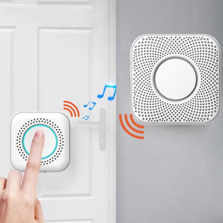 PJ-16 Intelligent Wireless Doorbell with 8-level Volume Adjustable & 36 Ringtones, EU Plug Default Title