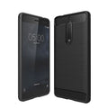 For Nokia 5 Brushed Carbon Fiber Texture Shockproof TPU Protective Cover Case, Nokia 5 – Shockproof, TPU