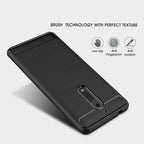 For Nokia 5 Brushed Carbon Fiber Texture Shockproof TPU Protective Cover Case, Nokia 5 – Shockproof, TPU