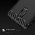 For Nokia 5 Brushed Carbon Fiber Texture Shockproof TPU Protective Cover Case, Nokia 5 – Shockproof, TPU