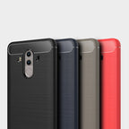 For Huawei Mate 10 Pro Brushed Texture Carbon Fiber Shockproof TPU Rugged Armor Protective Case – Shockproof, TPU, For Mate 10 Pro, For Huawei Mate 10 Pro