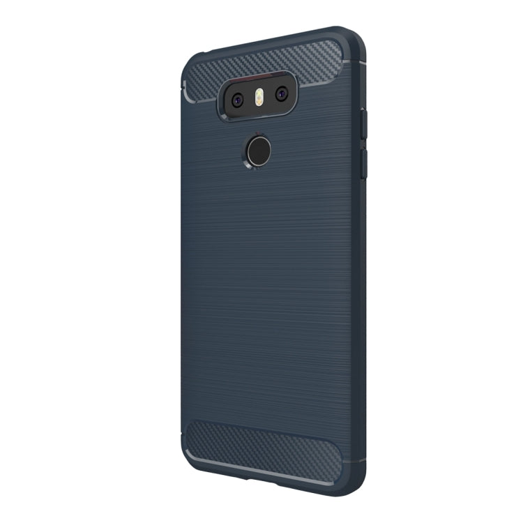 Brushed Carbon Fiber Texture Shockproof TPU Protective Cover Case – Shockproof, TPU, For G6, For LG G6