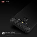 Brushed Carbon Fiber Texture Shockproof TPU Protective Cover Case – Shockproof, TPU, For G6, For LG G6