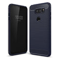 Brushed Texture Carbon Fiber Shockproof TPU Rugged Armor Protective Case – Shockproof, TPU, For LG V30