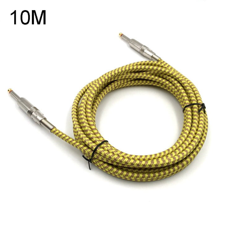 Wooden Guitar Bass Connection Cable Noise Reduction Braid Audio Cable, Cable Length: 10m Default Title