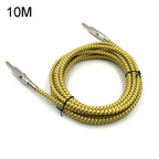 Wooden Guitar Bass Connection Cable Noise Reduction Braid Audio Cable, Cable Length: 10m Default Title