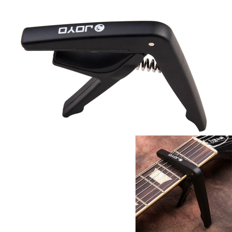 JOYO JCP-01 Guitar Capo Plastic Steel Lightweight Ukulele Capo, JCP-01 JCP-01 Black