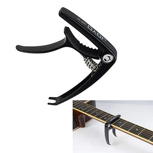 JOYO JCP-03 Zinc Alloy Guitar Capo Universal Capo for Acoustic Guitar Ukulele, JCP-03 JCP-03 Black