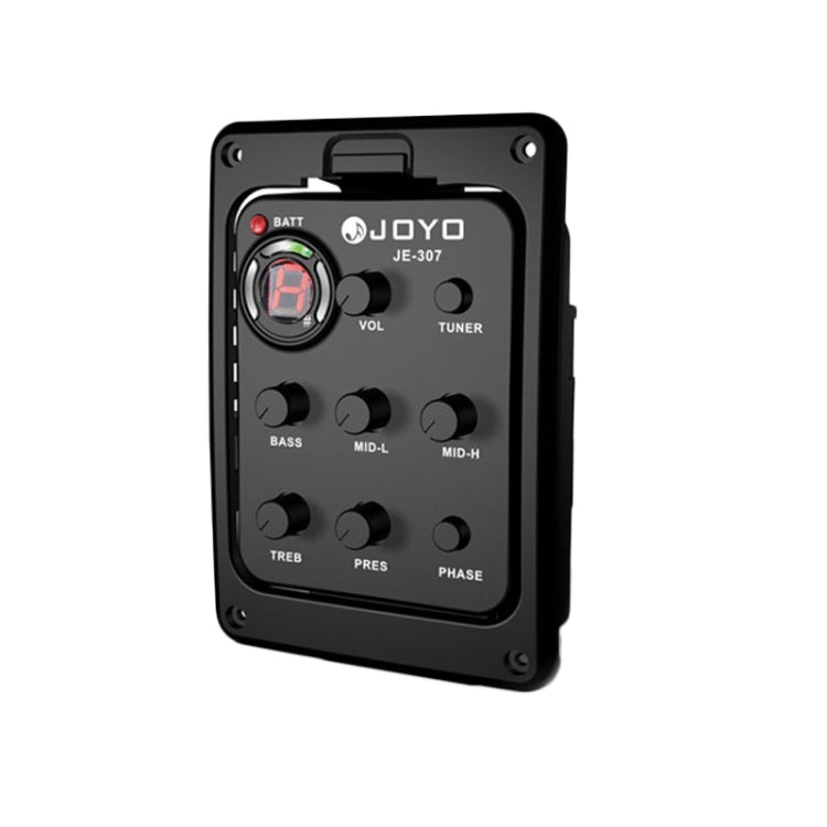 JOYO JE-307 Guitar Pickup 5-Band Equalizer Folk Guitar EQ Acoustic guitarra Pickup Preamp Electric Digital Tuner, JE-307 JE-307