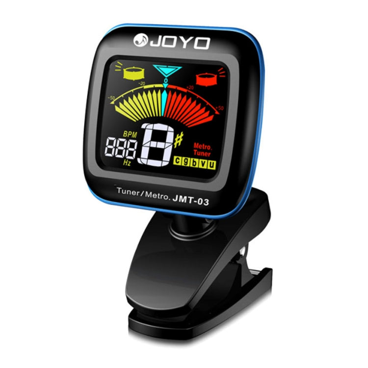 JOYO JMT-03 Portable Clip-on Guitar Tuner Metronome Supports MIC and CLIP Tuning Mode 2-in-1 360-Degree Rotating for Guitar Violin Ukulele, JMT-03 JMT-03