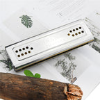 Swan SW24-12A 24-holes Double-sided Harmonica Beginner Polyphony Box Adult Children Beginners Performance, SW24-12A 24-holes Polyphonic Harmonica