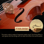4/4 Full Size Acoustic Violin Handmade Solid Wood Violin, Violin – Aluminum Alloy