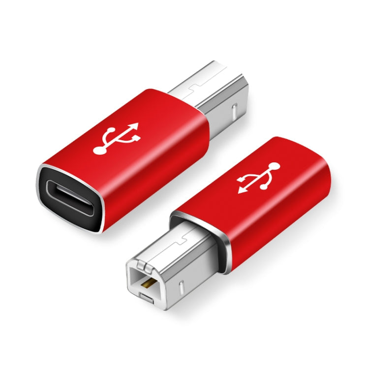 Type-C Female to MIDI Male Universal Adapter for Electronic Musical Instruments – Durable Build, Easy to Use Red