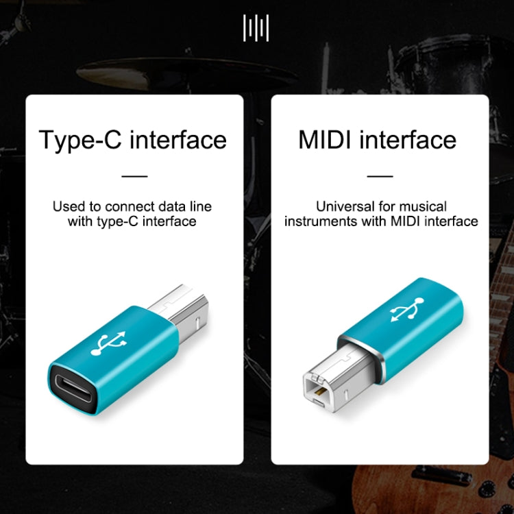 Type-C Female to MIDI Male Universal Adapter for Electronic Musical Instruments – Durable Build, Easy to Use