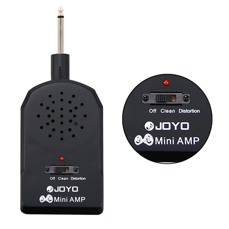 JOYO JA-01 2W Large Volume Guitar Amplifier Mini Portable Electric Guitar Bass Speakers with Distortion Timbre, Support MP3 / Earphone, JA-01