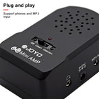 JOYO JA-01 2W Large Volume Guitar Amplifier Mini Portable Electric Guitar Bass Speakers with Distortion Timbre, Support MP3 / Earphone, JA-01