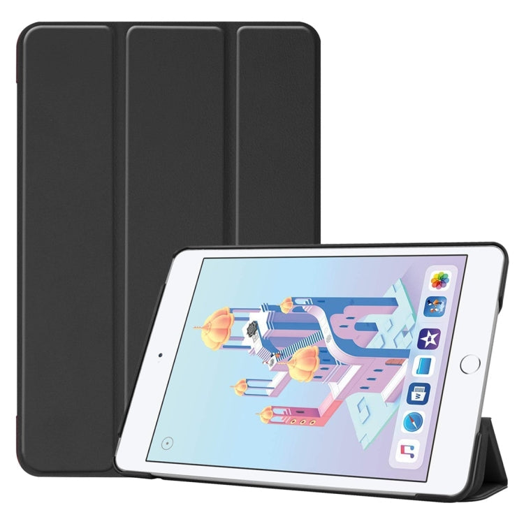 Case – Leather, Foldable (iPad Mini 4) For iPad Mini 4 Mini 5 Black