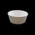 Fluted Melamine White Ramekin 118ml- Pack Of 12