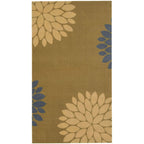 Recycled Washable Floral Mat 67X120 cm