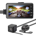 MT-80 3.0 inch 140 Degrees Wide Angle HD Video Motorcycle Dual Camera DVR, Support TF Card (32GB Max), MT-80 MT-80