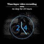 MT-80 3.0 inch 140 Degrees Wide Angle HD Video Motorcycle Dual Camera DVR, Support TF Card (32GB Max), MT-80