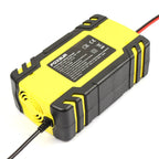 FOXSUR 12V-24V Car Motorcycle Truck Repair Battery Charger AGM Charger, EU Plug, UK Plug, US Plug, EU Plug