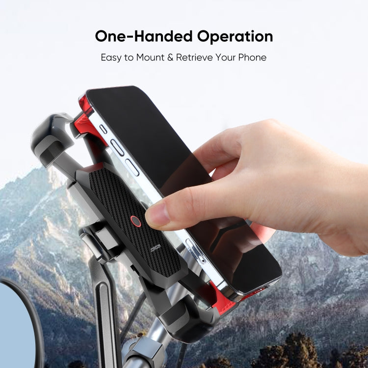 JOYROOM JR-ZS288 Motorcycle Mobile Phone Mount Holder, Motorcycle – Durable Build, Easy to Use