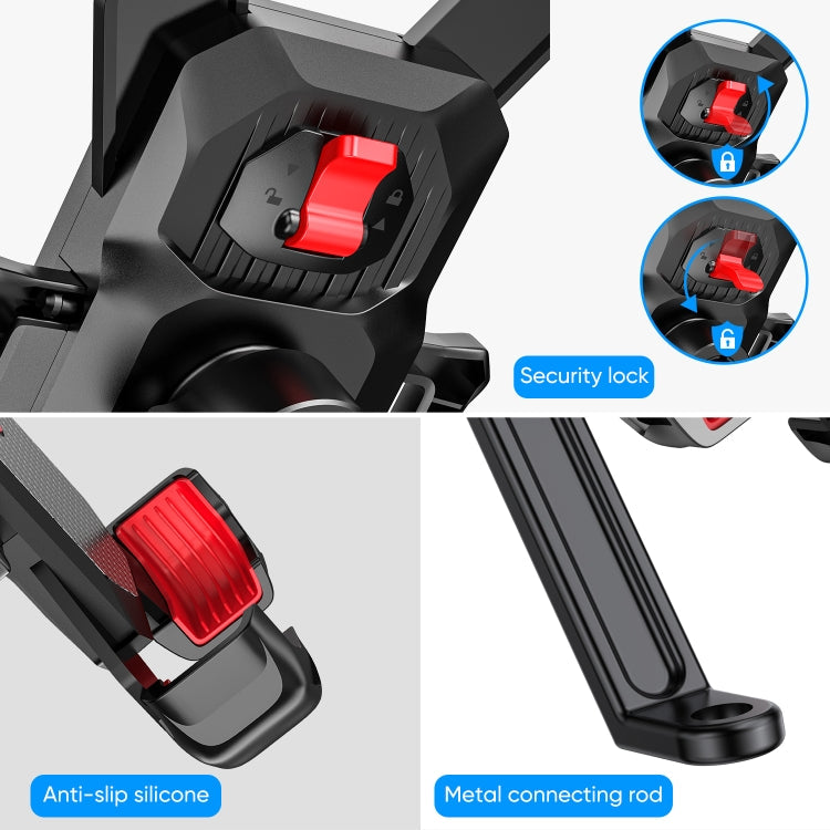 JOYROOM JR-ZS288 Motorcycle Mobile Phone Mount Holder, Motorcycle – Durable Build, Easy to Use