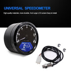 Universal Motorcycle Retro Modified Instrument Odometer LCD Instrument Assembly, Retro Instrument Odometer