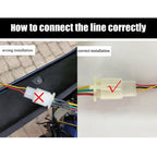 Universal Motorcycle Retro Modified Instrument Odometer LCD Instrument Assembly, Retro Instrument Odometer