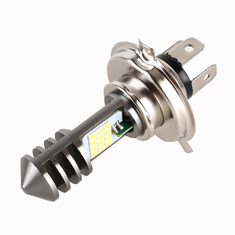 H4 DC12V / 7.4W Motorcycle LED Headlight with 24LEDs SMD-3030 Lamp Beads, H4 Style 1 (White Light), H4 Style 1 (Yellow + White) H4 Style 1 (White Light) White Light