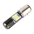 BA20D DC12V / 7.4W Motorcycle LED Headlight with 24LEDs SMD-3030 Lamp Beads, BA20D Style 2 (White Light), BA20D Style 2 (Yellow + White) BA20D Style 2 (White Light) White Light