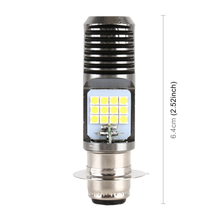 PX15D DC12V / 7.4W Motorcycle LED Headlight with 24LEDs SMD-3030 Lamp Beads, PX15D Style 2 (White Light), PX15D Style 2 (Yellow + White) – Durable Build, Easy to Use