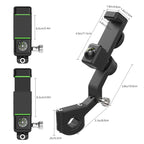 Motorcycle Spherical Compass Phone Holder, Rearview Mirror without Light, Rearview Mirror without Light (Black), Rearview Mirror without Light (Green)