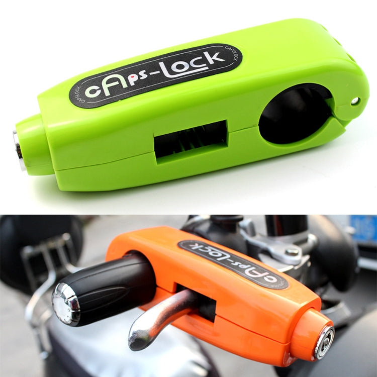 Motorcycle Electric Car Aluminum AlloyThrottle Anti-theft Brake Lock – Aluminum Alloy Green