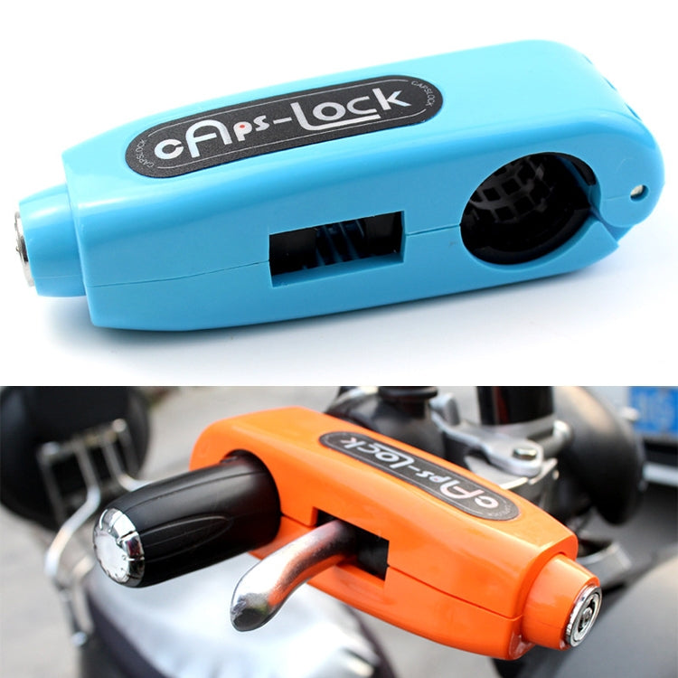 Motorcycle Electric Car Aluminum AlloyThrottle Anti-theft Brake Lock – Aluminum Alloy Blue