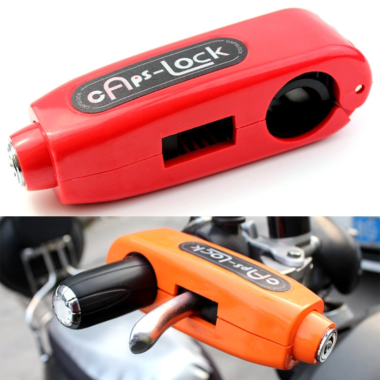 Motorcycle Electric Car Aluminum AlloyThrottle Anti-theft Brake Lock – Aluminum Alloy Red