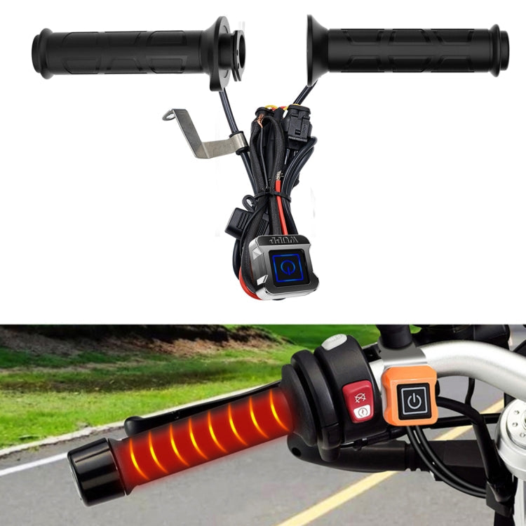 WUPP ZH-983C1 Motorcycle Modified Intelligent Electric Heating Hand Cover Heated Grip Handlebar with Three Gear Temperature Control, ZH-983C1 ZH-983C1