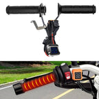 WUPP ZH-983C1 Motorcycle Modified Intelligent Electric Heating Hand Cover Heated Grip Handlebar with Three Gear Temperature Control, ZH-983C1 ZH-983C1