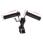 WUPP ZH-983C1 Motorcycle Modified Intelligent Electric Heating Hand Cover Heated Grip Handlebar with Three Gear Temperature Control, ZH-983C1