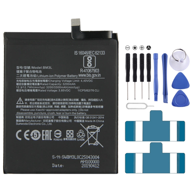 BM3L 3200mAh for Xiaomi Mi 9 Li-Polymer Battery – Durable Build, Easy to Use, For Xiaomi Mi 9