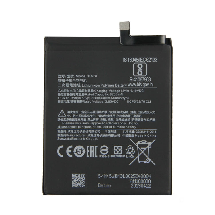 BM3L 3200mAh for Xiaomi Mi 9 Li-Polymer Battery – Durable Build, Easy to Use, For Xiaomi Mi 9
