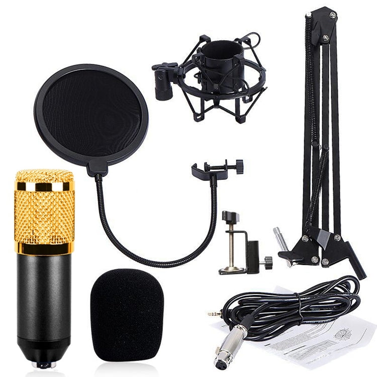 BM-800 Network K-Song Dedicated High-end Metal Shock Mount Microphone Set, BM800 Kit Black, BM800 Kit Pink, BM800 Kit Blue – TPU