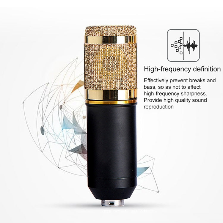 BM-800 Network K-Song Dedicated High-end Metal Shock Mount Microphone Set, BM800 Kit Black, BM800 Kit Pink, BM800 Kit Blue – TPU