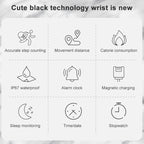 Smart Watch – 1.09" Screen, IP67 Waterproof, Blood Pressure Monitoring